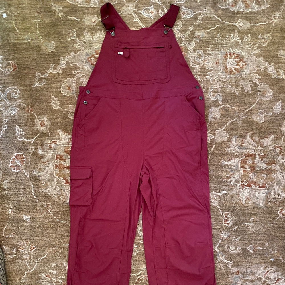 Duluth Heirloom Plus Gardening Overalls XL 33” length Maroon